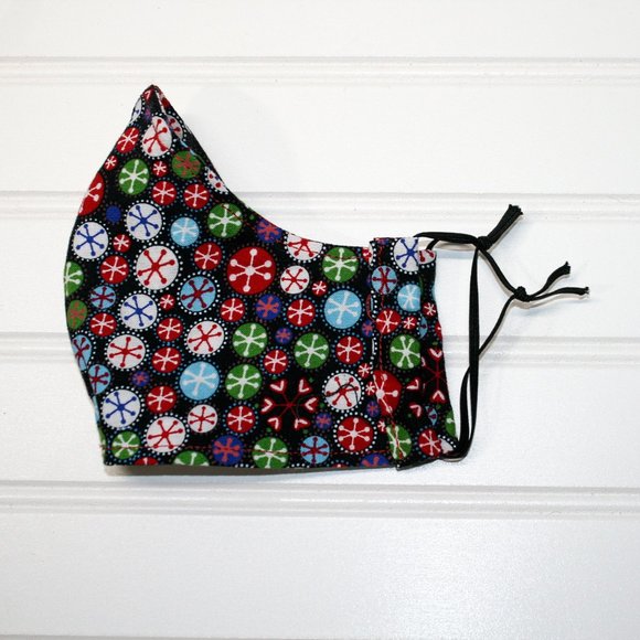 HAND CRAFTED Kids Christmas Candy Face Mask Shield - Picture 2 of 8